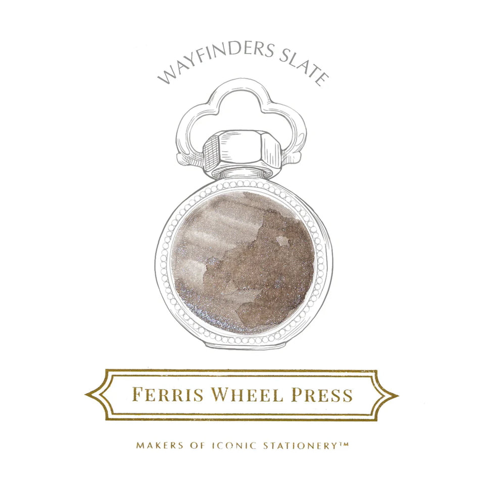 Ferris Wheel Press Fountain Pen Ink (38ml) - Wayfinders Slate