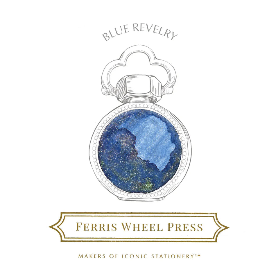 Ferris Wheel Press Fountain Pen Ink (38ml) - Blue Revelry