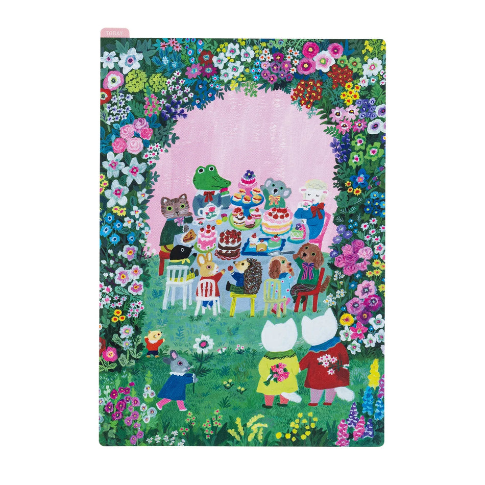 Hobonichi Techo Accessories Yumi Kitagishi: Hobonichi Pencil Board for A5 Size (In the Garden)