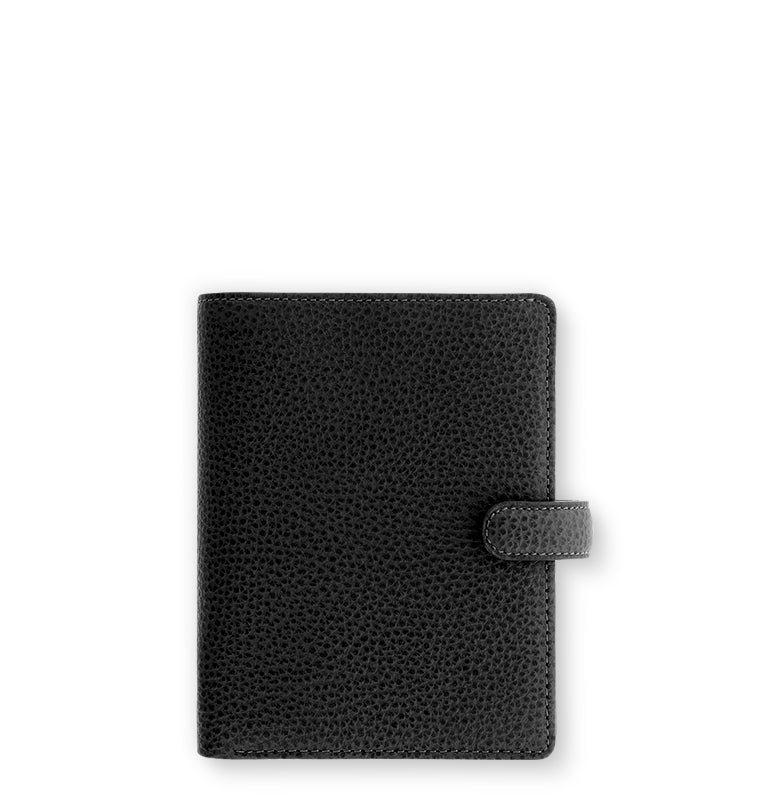 Filofax Finsbury Pocket Leather Organizer - Black