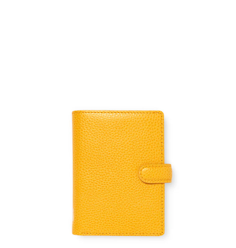 Filofax Finsbury Mini Leather Organizer - Mustard
