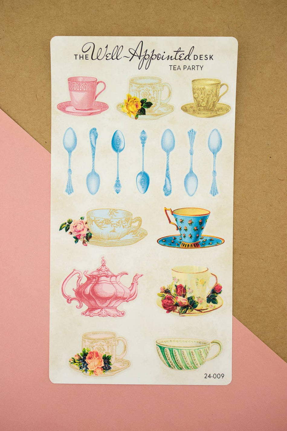 Tea Party Sticker Sheet (24-009)