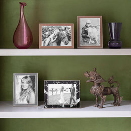 Addison Ross - Grey Carbon Fibre & Silver 15mm Picture Frame
