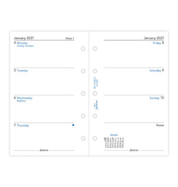 Filofax 2027 Mini Week on Two Pages Refill
