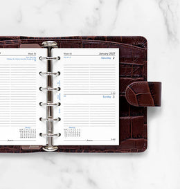 Filofax 2027 Pocket One Day on a Page Refill