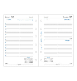 Filofax 2027 Pocket One Day on a Page Refill