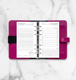 Filofax 2027 Personal One Day on Two Pages