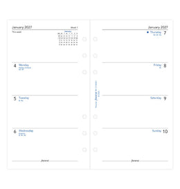 Filofax 2027 Personal Week On Two Pages