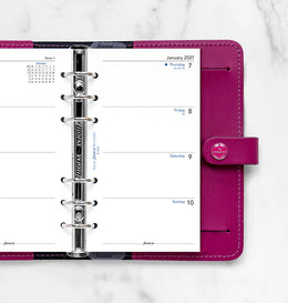 Filofax 2027 Personal Week On Two Pages