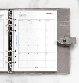 Filofax 2027 A5 Month on Two Pages