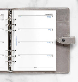 Filofax 2027 A5 Week On Two Pages