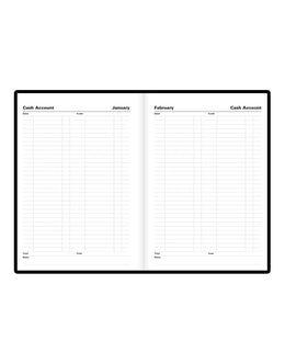 Letts 2027 Standard A5 Daily 6X8 Black