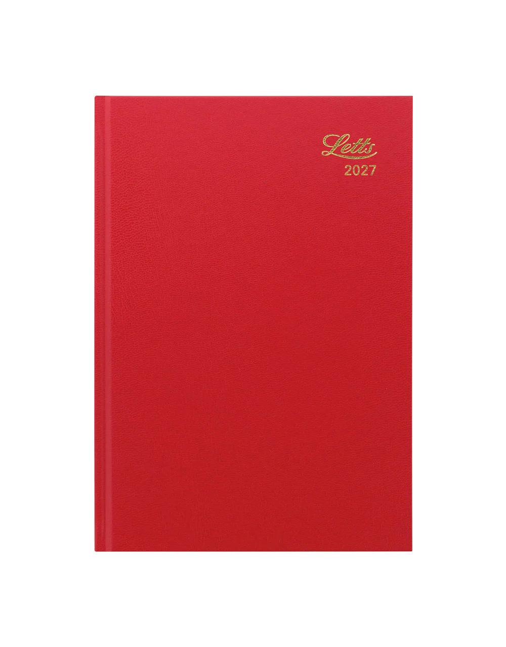 Letts 2027 Standard A5 Daily 6X8 Red