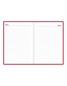 Letts 2027 Standard A5 Daily 6X8 Red