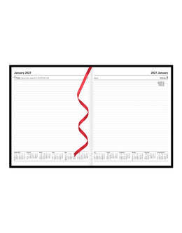 LETTS 2027 Standard Quarto Daily 8X10 Black