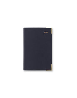 LETTS 2027 Classic Weekly Gold Corners 3x4 - Blue