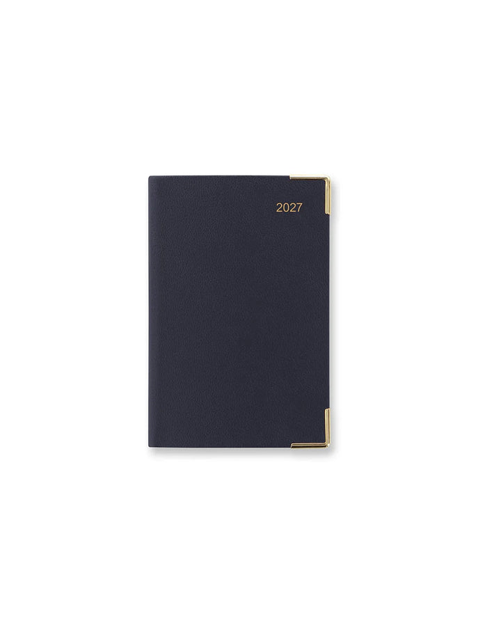 LETTS 2027 Classic Weekly Gold Corners 3x4 - Blue