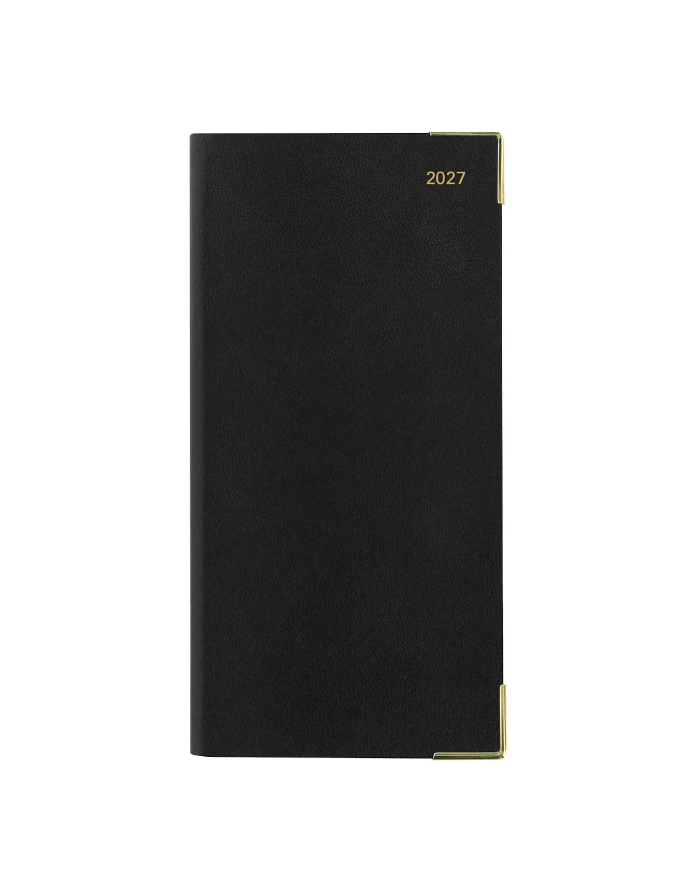 LETTS 2027 Classic Weekly Gold Corners 3x6 Horizontal - Black