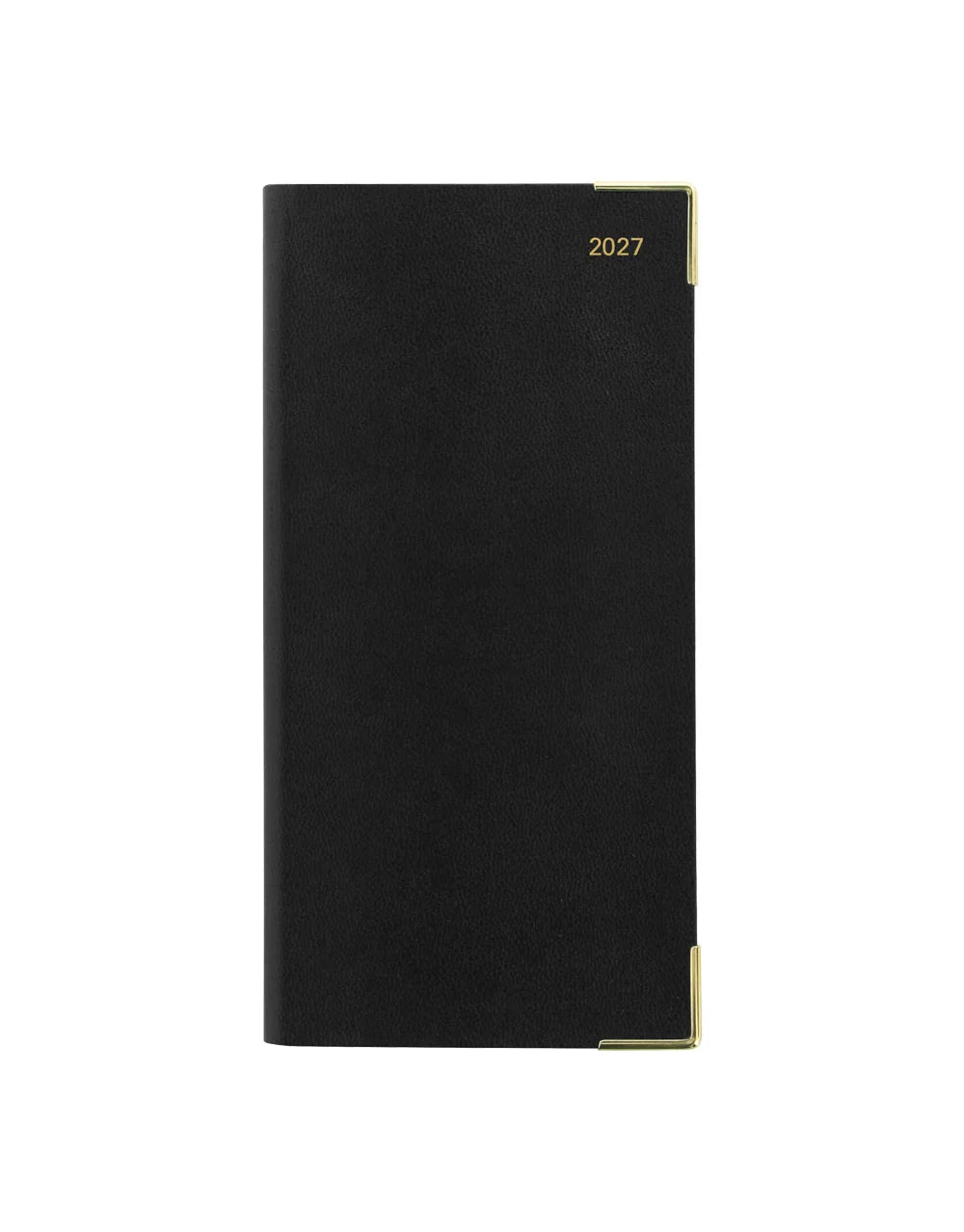 LETTS 2027 Classic Weekly Gold Corners 3x6 - Black