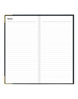 LETTS 2027 Classic Weekly Gold Corners 3x6 - Black