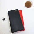 LETTS 2027 Belgravia Slim Week to View Leather Diary with Planners - English (Black)