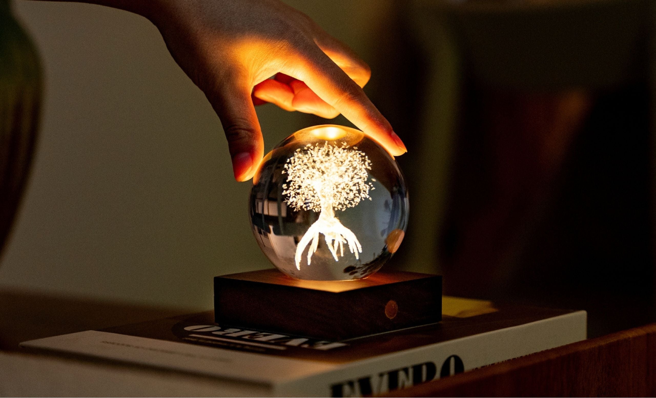 Gingko Amber Crystal Light - Life Tree - Thumbnail 5