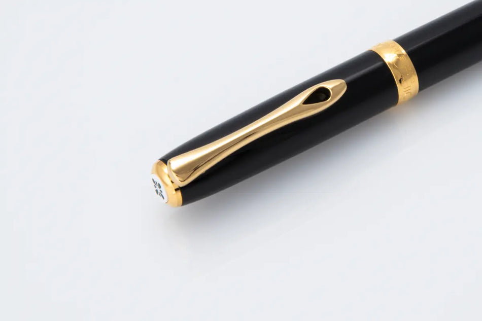 Diplomat Excellence A2 Ballpoint - Black/Gold