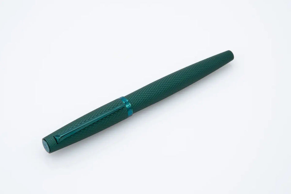 Diplomat Viper Rollerball - Green Guilloche