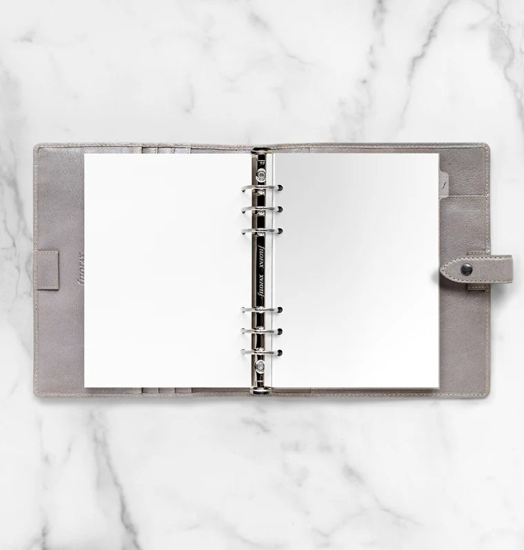 Flyleaf Sample Paper Filofax A5 Transparent Flyleaf – Flax Pen to Paper