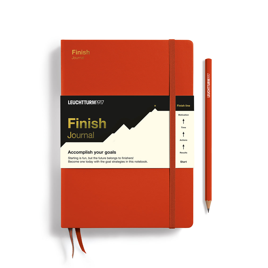 LEUCHTTURM1917 Finish Journal Medium (A5), Hardcover - Fox Red
