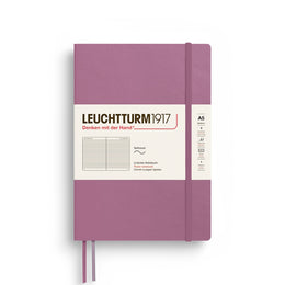 LEUCHTTURM1917 Notebook Softcover Medium (A5), 123 p, Ruled - Dusty Rose