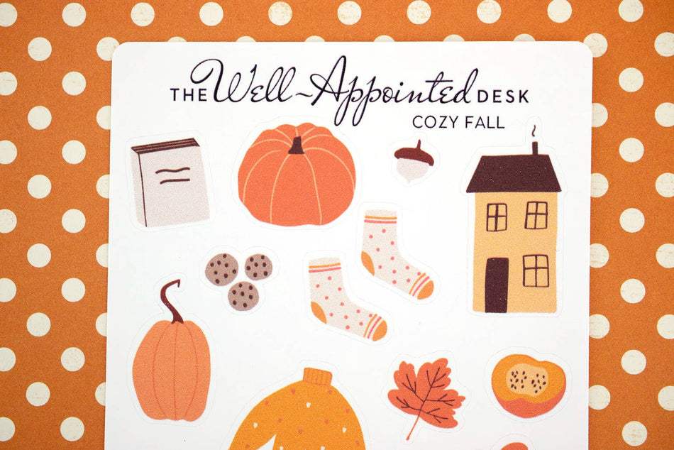 Cozy Fall Sticker Sheet (24-022)
