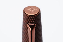 Diplomat Viper Fountain Pen Brown Guilloche - Fine/Medium
