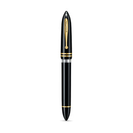 Sheaffer Balance III E893 Fountain Pen - Glossy Black & Gold Trims