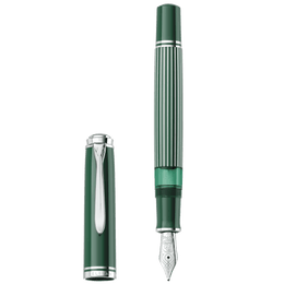 Pelikan Souverän® M815 Metal Striped Green Fountain Pen