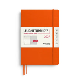 Leuchtturm1917 2027 A5 Weekly Planner & Notebook - Pumpkin