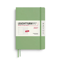 Leuchtturm1917 2027 A5 Weekly Planner & Notebook Dotted - Sage