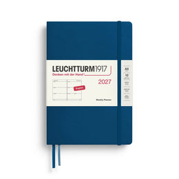 Leuchtturm1917 2027 A5 Weekly Planner - Indigo
