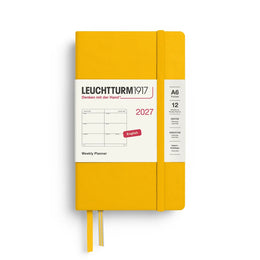 Leuchtturm1917 2027 A6 Weekly Planner Pocket - Sunflower