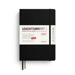 Leuchtturm1917 2027 A5 Daily Planner - Black