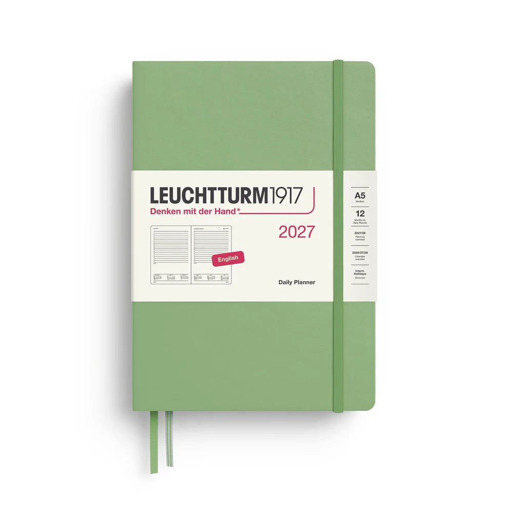 Leuchtturm1917 2027 A5 Daily Planner - Sage