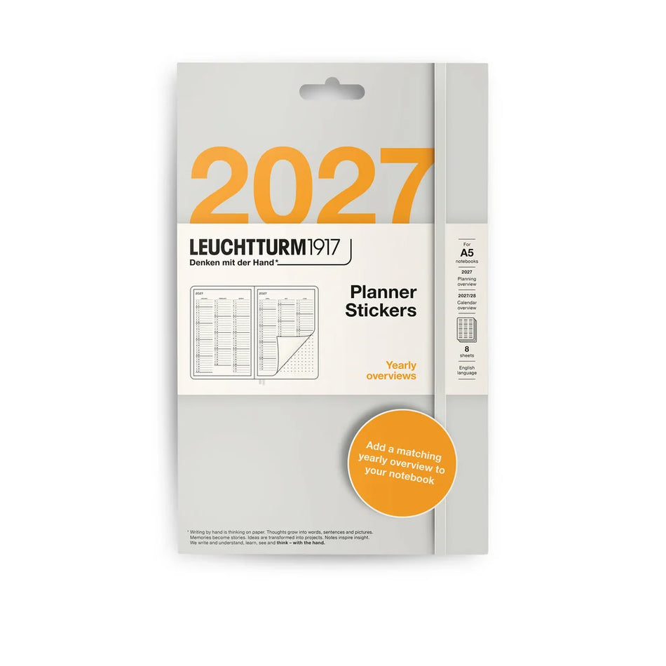 LEUCHTTURM1917 2027 A5 Yearly Overviews Planner Stickers