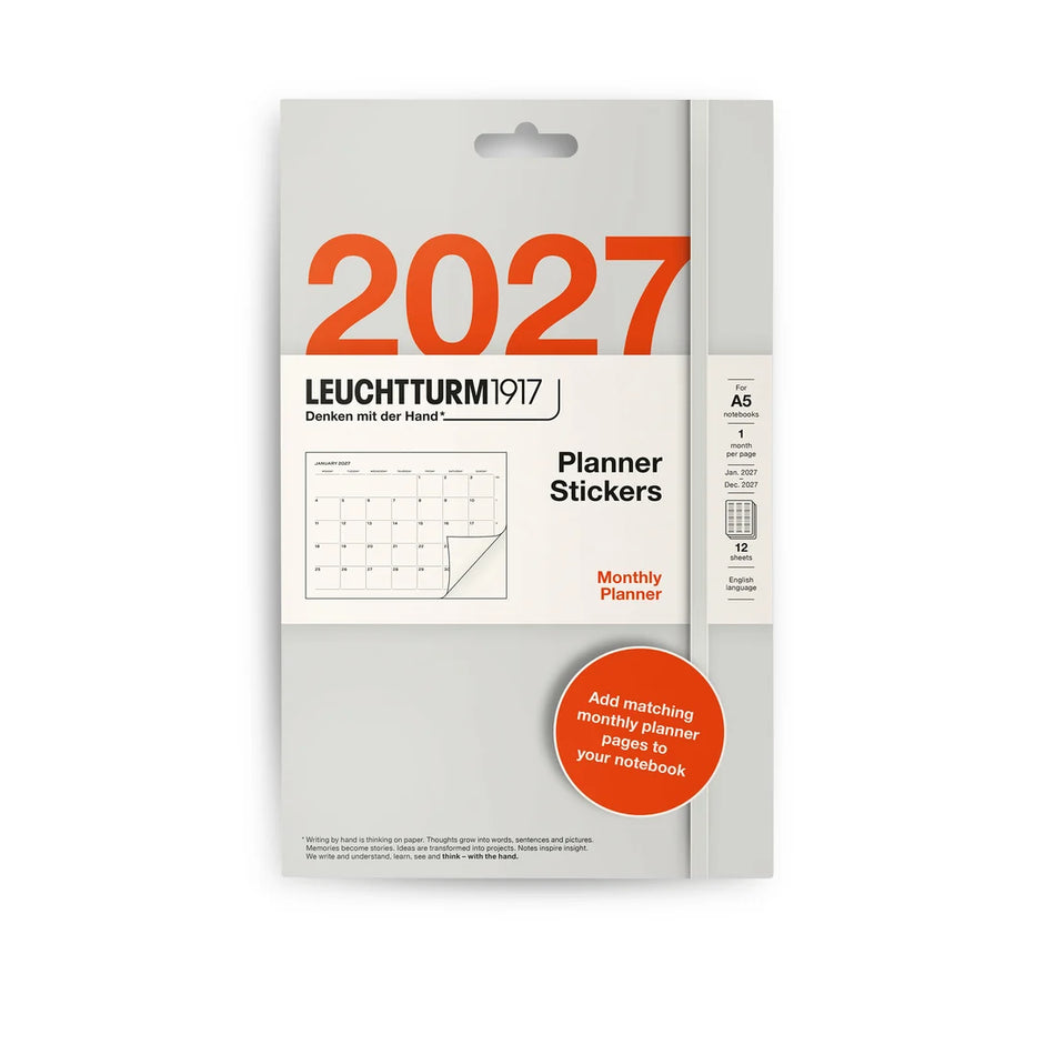 LEUCHTTURM1917 2027 A5 Monthly Planner Stickers