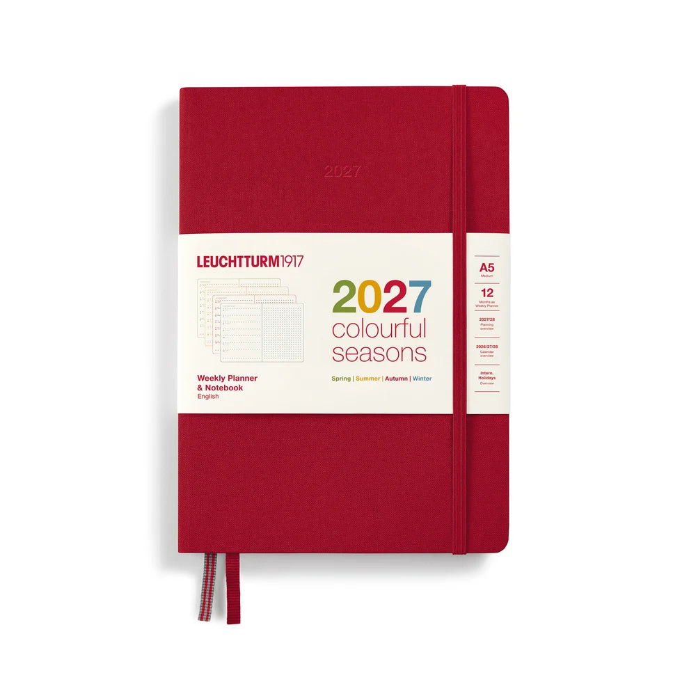 LEUCHTTURM1917 2027 Colourful Seasons Weekly Planner & Notebook - Autumn
