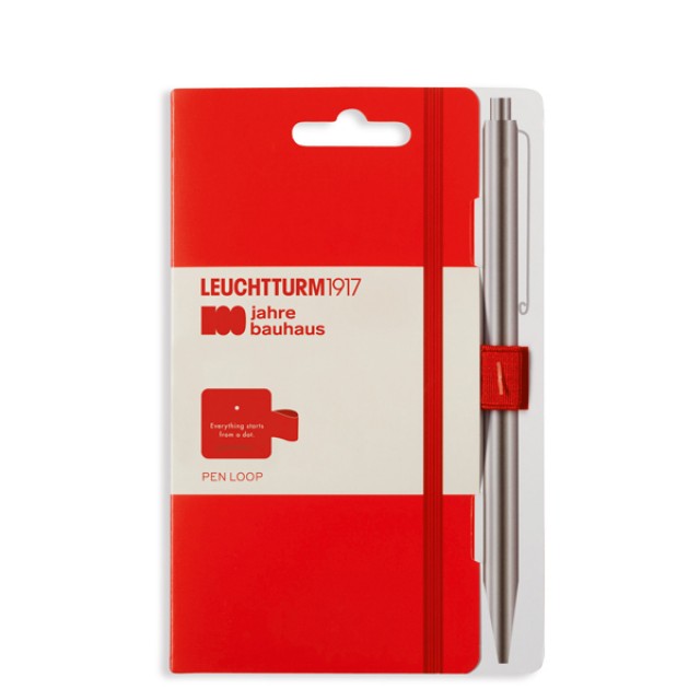 LEUCHTTURM1917 Pen Loop - Red 100 Years Bauhaus