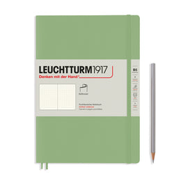 LEUCHTTURM1917 Notebook Softcover Composition (B5), 123 pages, Dotted - Sage Green
