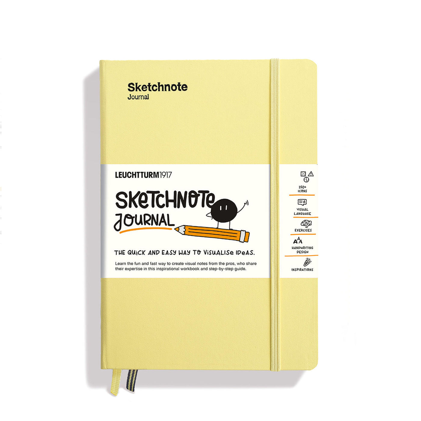 LEUCHTTURM1917 Sketchnote Journal, Hardcover Medium (A5), 186 p, 120 g/m² paper - Vanilla