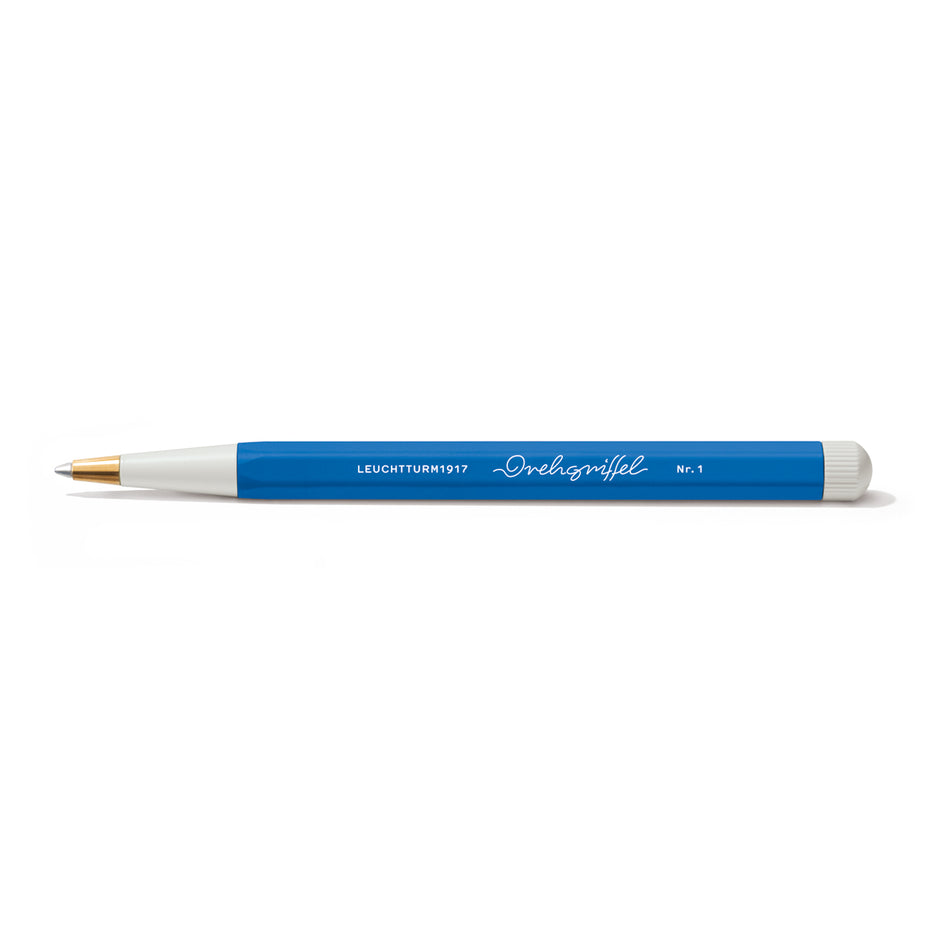 LEUCHTTURM1917 Drehgriffel Nr. 1 Gel Twist pen with black ink Aluminium Barrel - Sky Blue