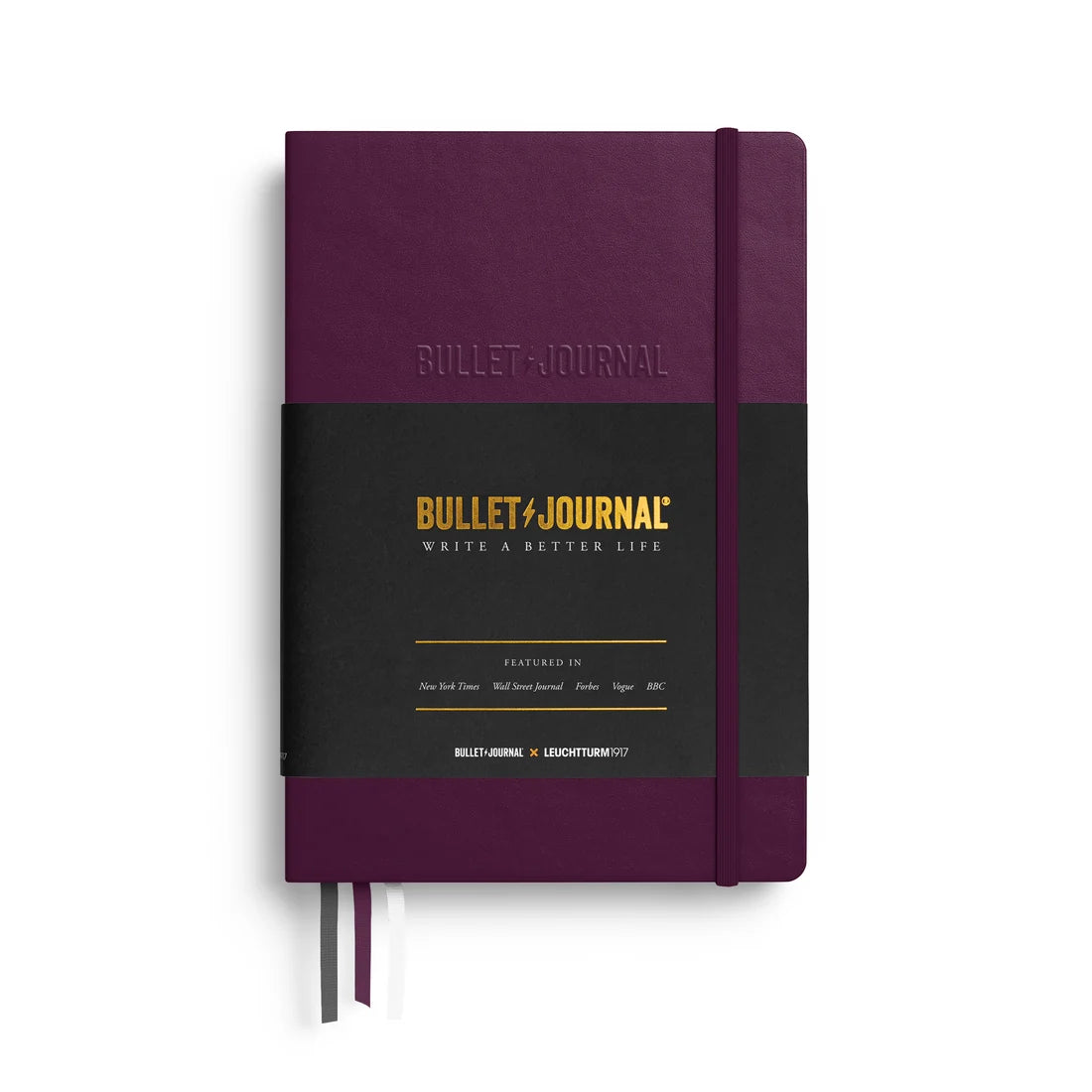 LEUCHTTURM1917 Bullet Journal Edition 2 Medium (A5) 120g/m² paper, 206 Pages, Dotted - Purple26