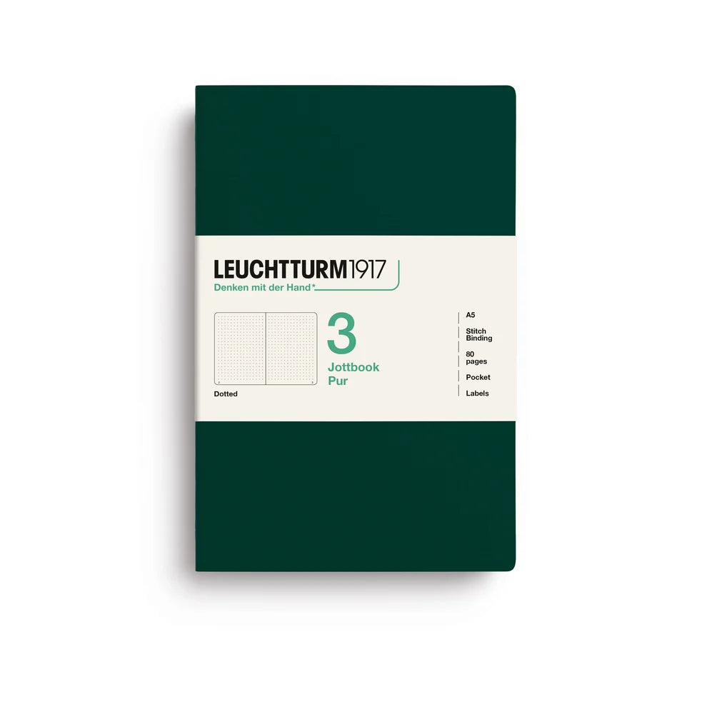 LEUCHTTURM1917 Jottbook Pur SC Medium (A5) - Forest Green